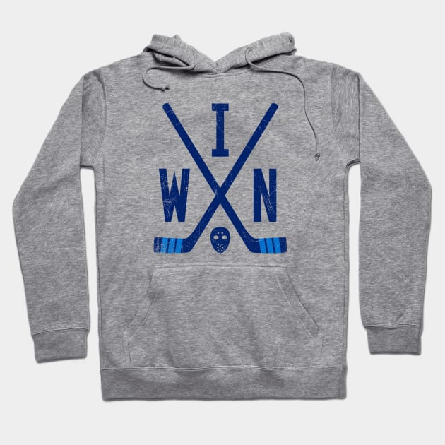 WIN Retro Sticks - White Hoodie by KFig21